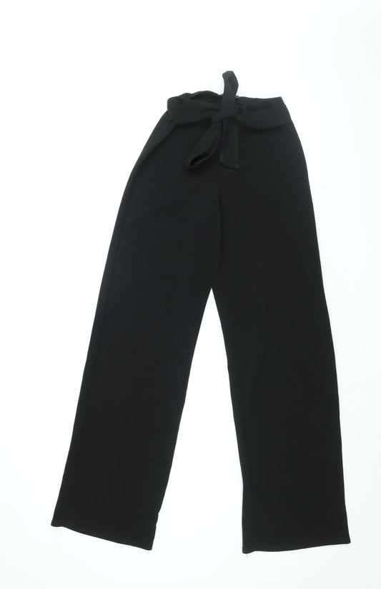 Womens UK Size 8 I SAW IT FIRST Regular Fit  Black Trousers