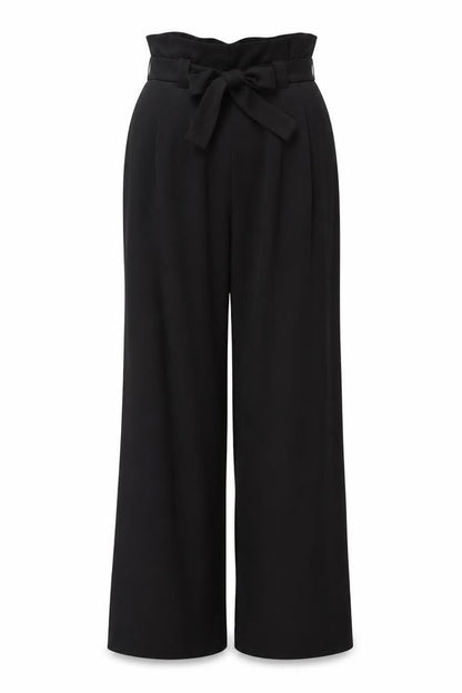 Womens UK Size 8 Lipsy Regular Fit  Black Trousers