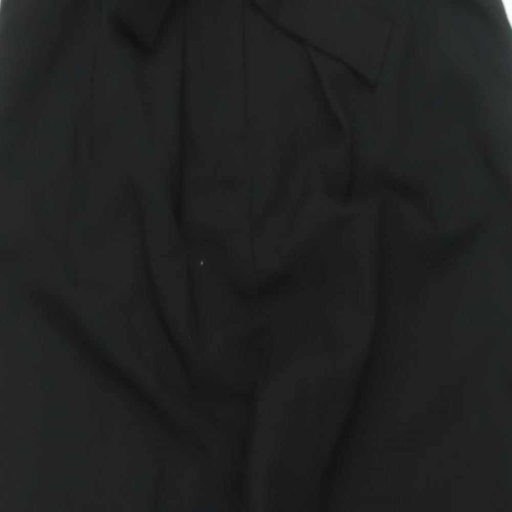 Womens UK Size 8 Lipsy Regular Fit  Black Trousers