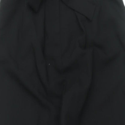 Womens UK Size 8 Lipsy Regular Fit  Black Trousers
