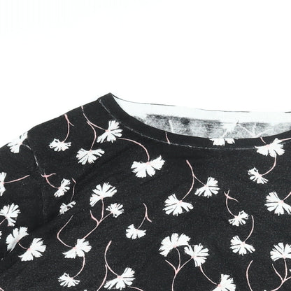 Womens UK Size 14 Debenhams Black Pullover Jumper