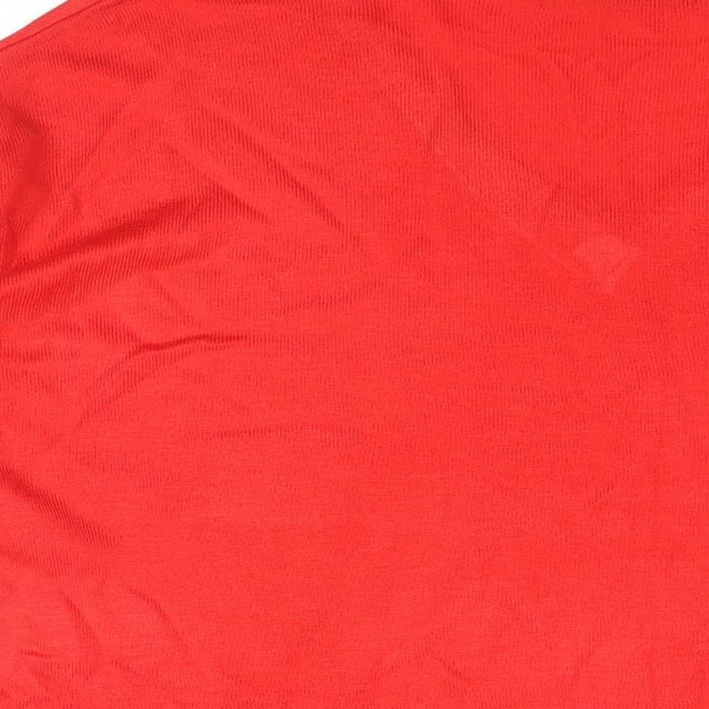 Womens UK Size M Marks and Spencer Red Pullover Jumper
