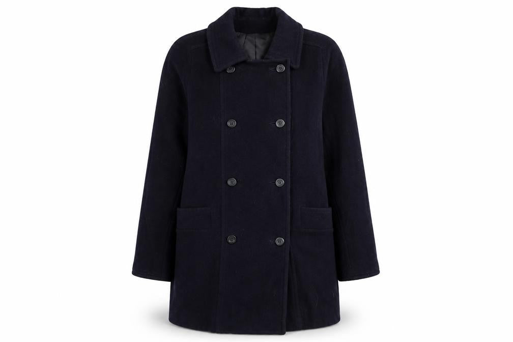 Womens UK Size 10 Klass Blue Overcoat