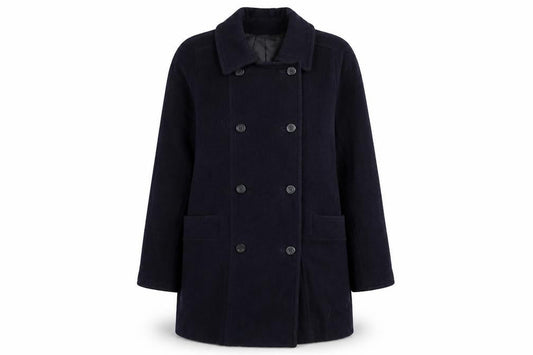 Womens UK Size 10 Klass Blue Overcoat