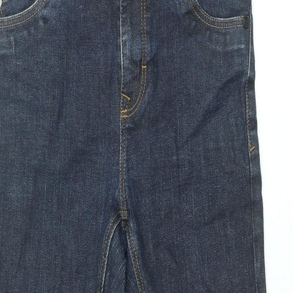 NEXT Boys Blue Cotton Skinny Jeans Size 10 Years L25 in Regular Zip