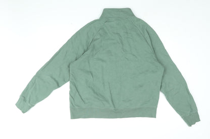 Womens UK Size L Marks and Spencer Green Pullover Sweatshirt