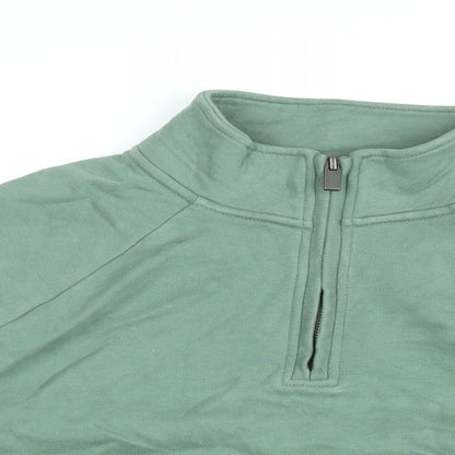 Womens UK Size L Marks and Spencer Green Pullover Sweatshirt