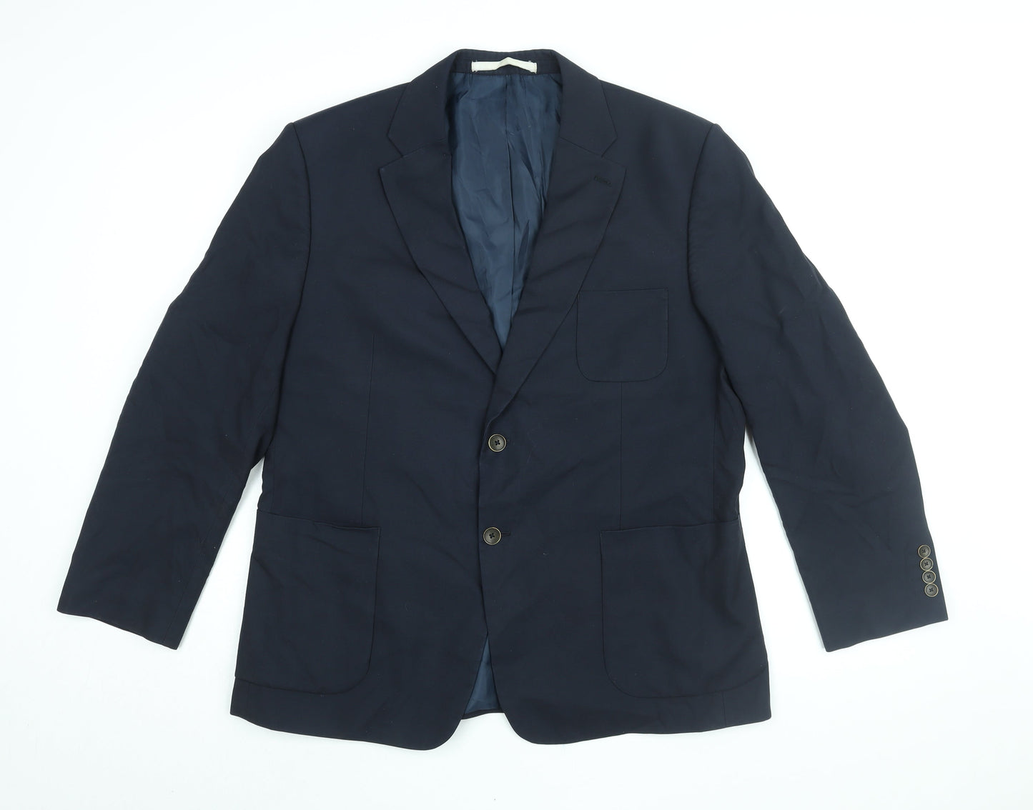 Mens UK Size 44 Marks and Spencer Regular Blue Suit Jacket