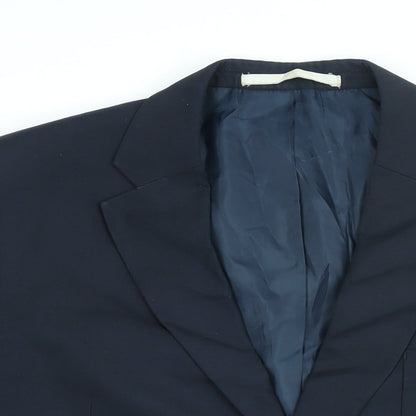 Mens UK Size 44 Marks and Spencer Regular Blue Suit Jacket