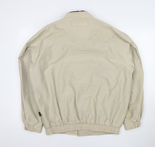 Mens UK Size L Pringle Beige Bomber Jacket