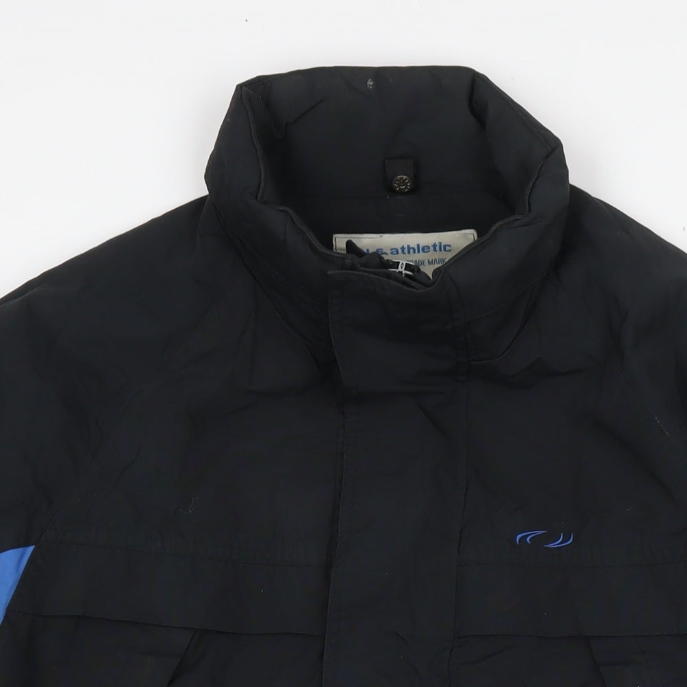 Mens UK Size M U.S. Athletic Black Jacket