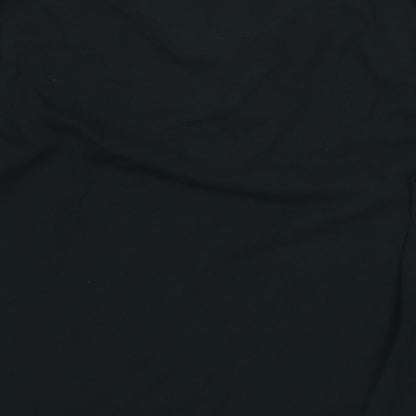 Brave Soul Mens Green Cotton Polo Size L Collared Pullover