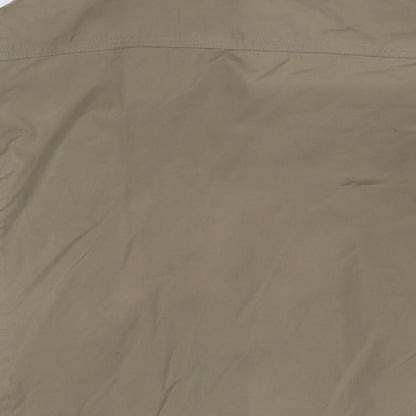 Atlantic Bay Mens Brown Jacket Size XL Zip