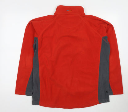 Mens UK Size M Mountain Life Red Pullover Sweatshirt