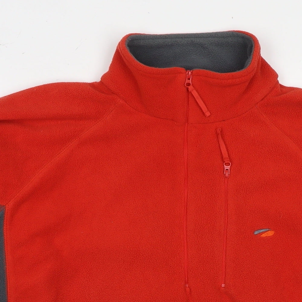 Mens UK Size M Mountain Life Red Pullover Sweatshirt
