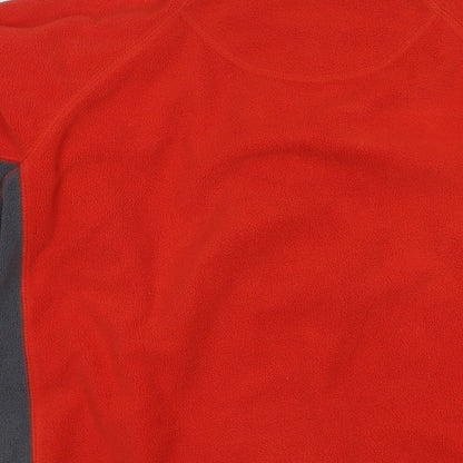 Mens UK Size M Mountain Life Red Pullover Sweatshirt