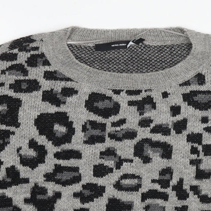 Womens UK Size XL VERO MODA Grey Pullover Jumper