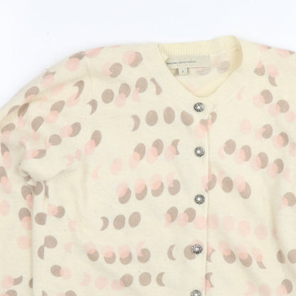 Womens UK Size 8 RJR.John Rocha Beige Cardigan Jumper