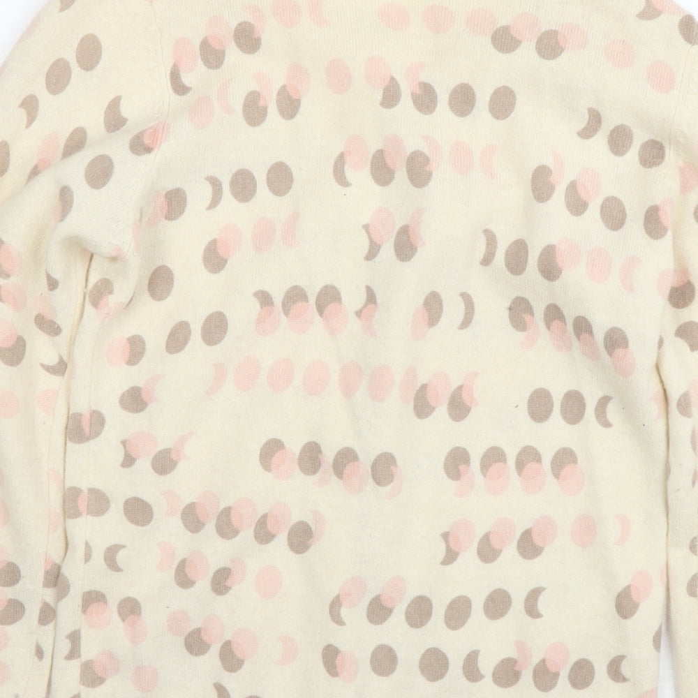 Womens UK Size 8 RJR.John Rocha Beige Cardigan Jumper