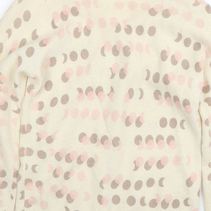 Womens UK Size 8 RJR.John Rocha Beige Cardigan Jumper