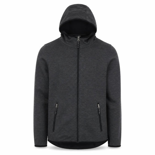 32 Degrees Mens Grey Polyester Full Zip Hoodie Size M