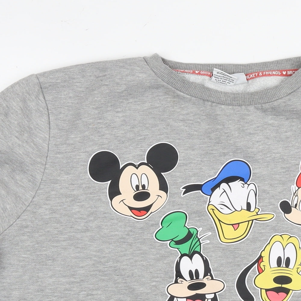 Womens UK Size L Disney Grey Pullover Sweatshirt