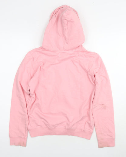 Ariel Girls Pink Cotton Pullover Hoodie Size 11-12 Years Pullover - Unicorn
