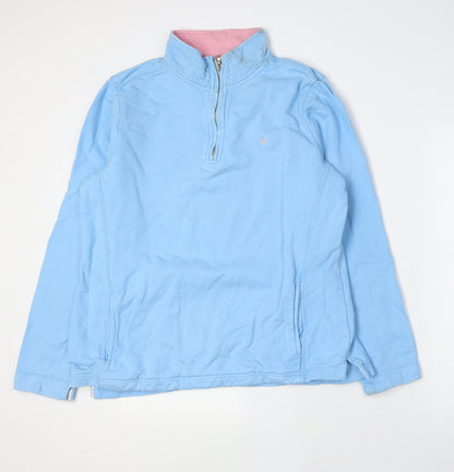 Vineyard Vines Women's Blue Sweatshirt, M, Casual Zip