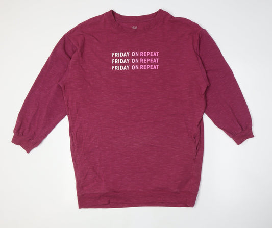 Gap Women's Red Pullover Sweatshirt, Size L