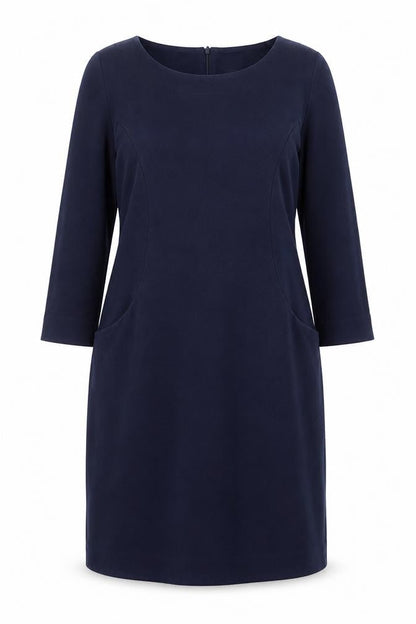 Gap Women's Blue Sheath Dress - L, Classic Workwear