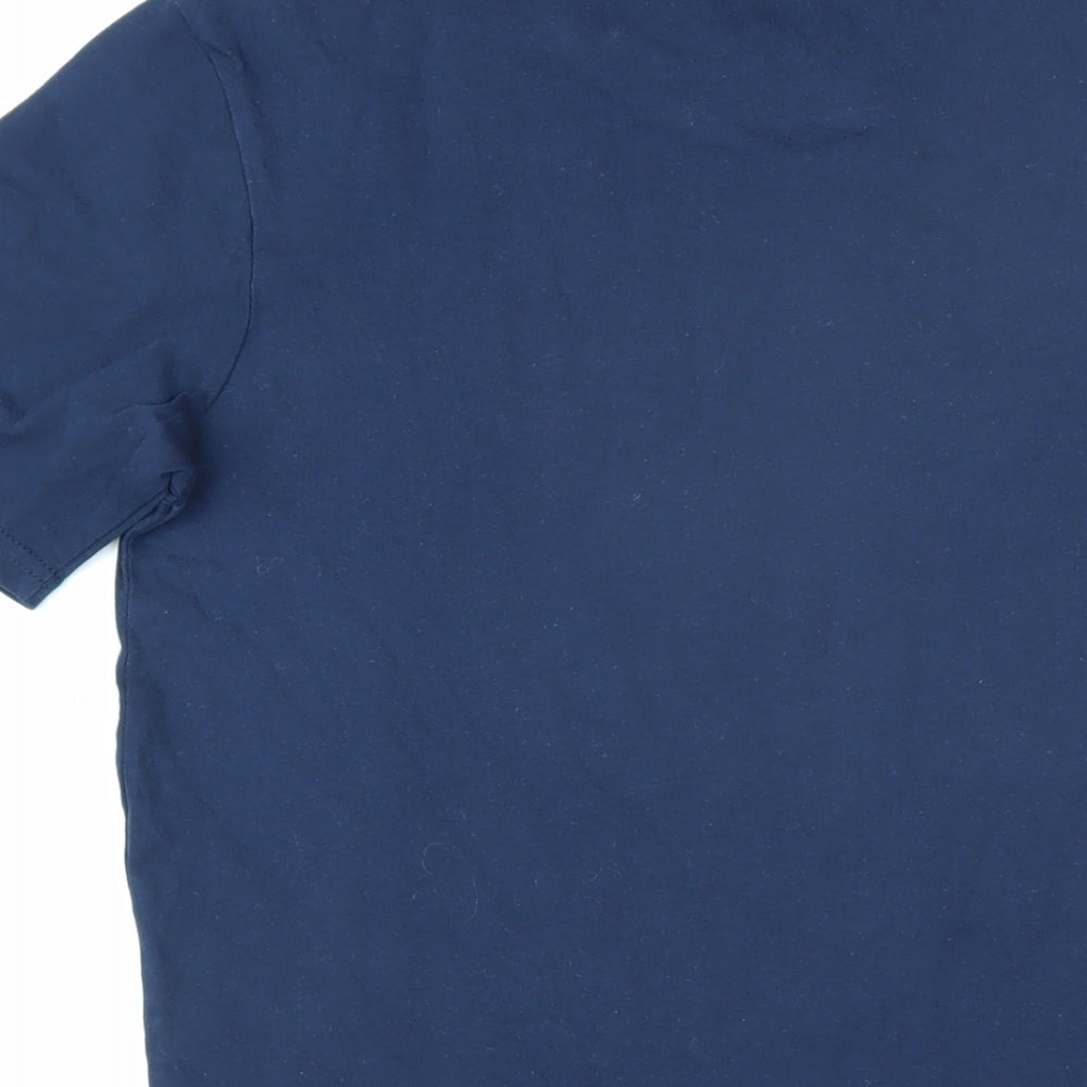 OV Mens Blue Cotton T-Shirt Size XS Round Neck - Australian Open Melbourne