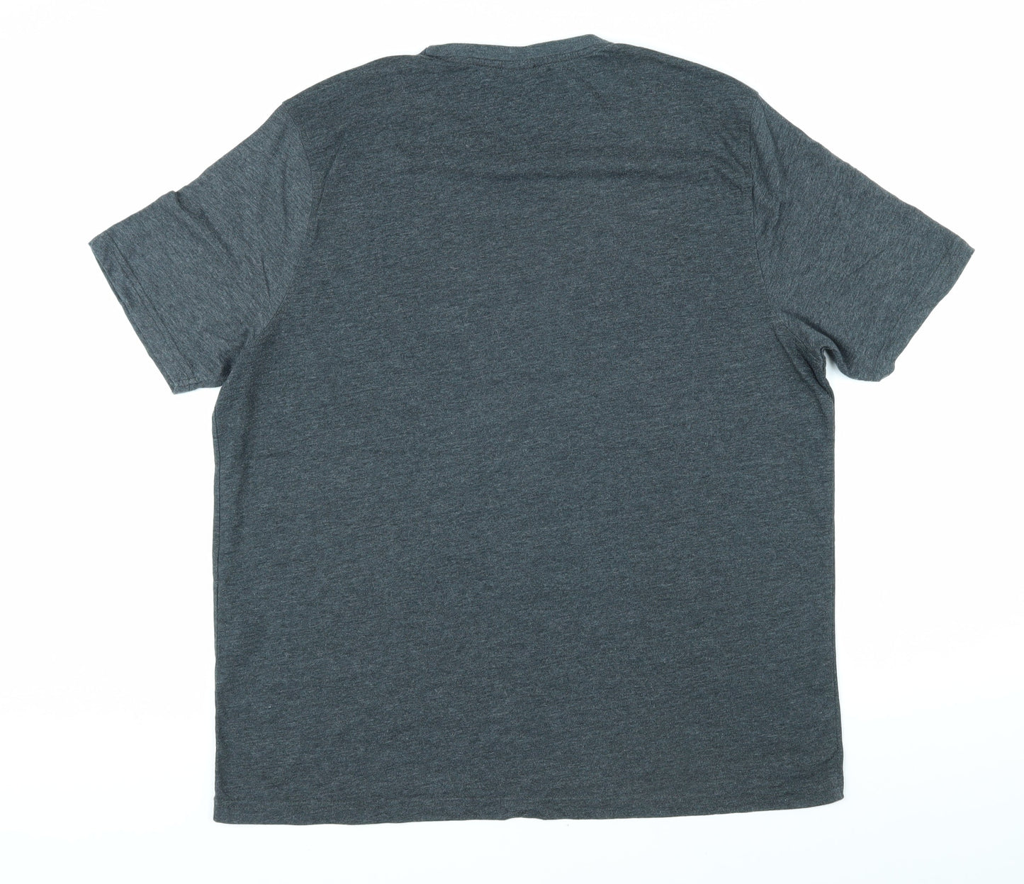 Marvel Comics Mens Grey Cotton T-Shirt Size L Round Neck - I Am The Captain. The First Avenger