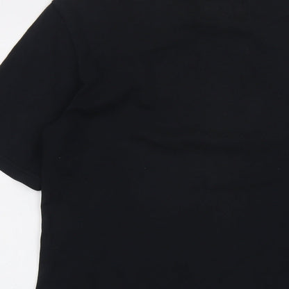 Westbeach Mens Black Cotton T-Shirt Size S Crew Neck