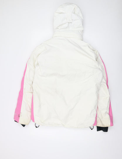 Cross Womens White Jacket Size L Zip