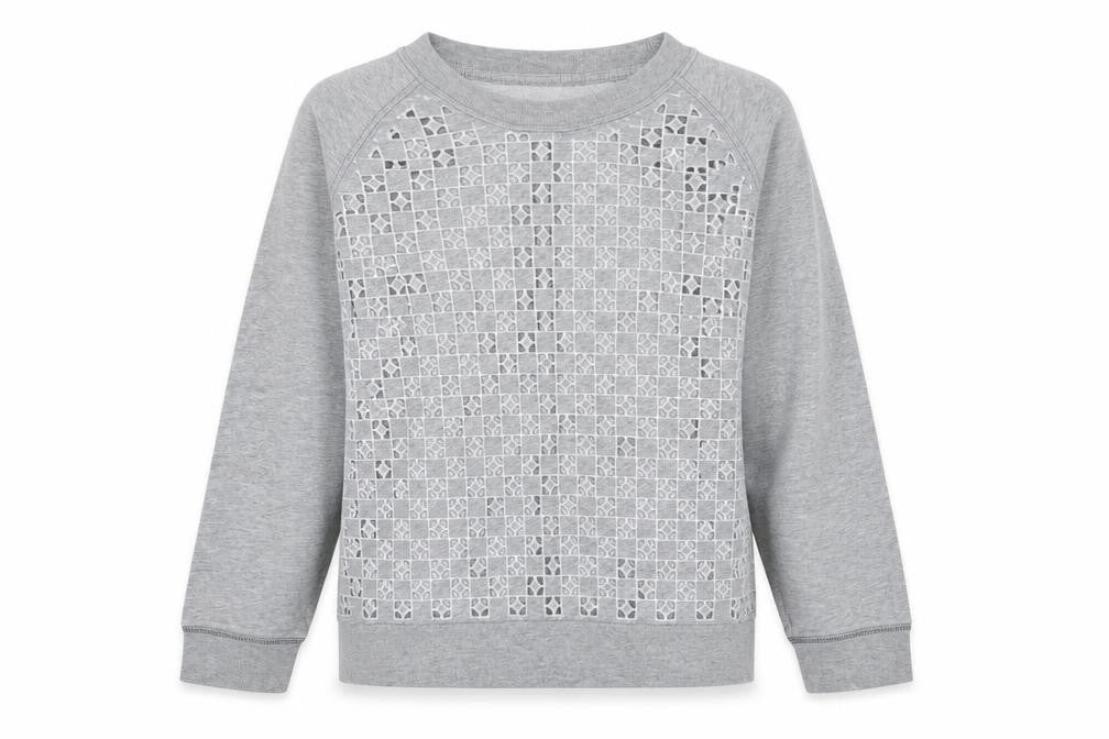 Womens UK Size M Gap Grey Pullover Sweatshirt