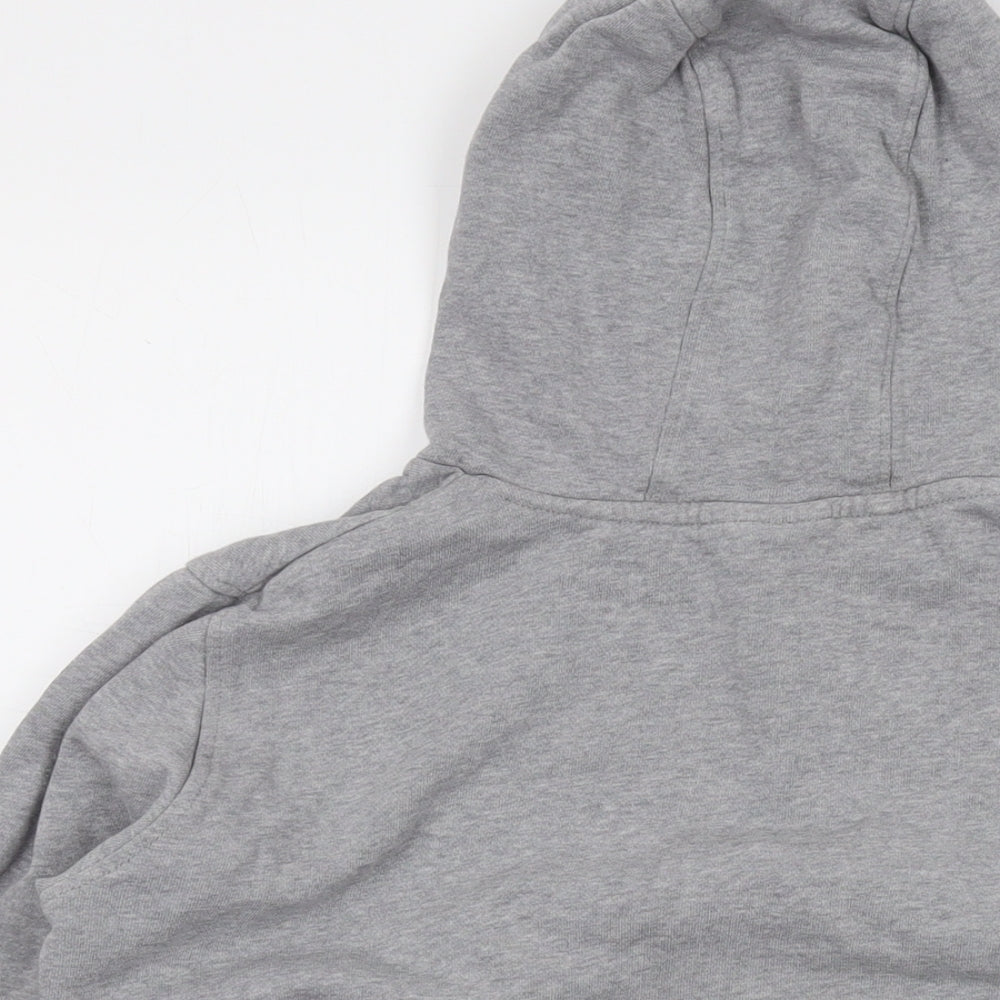 Money Boys Grey Cotton Pullover Hoodie Size 12-13 Years Pullover