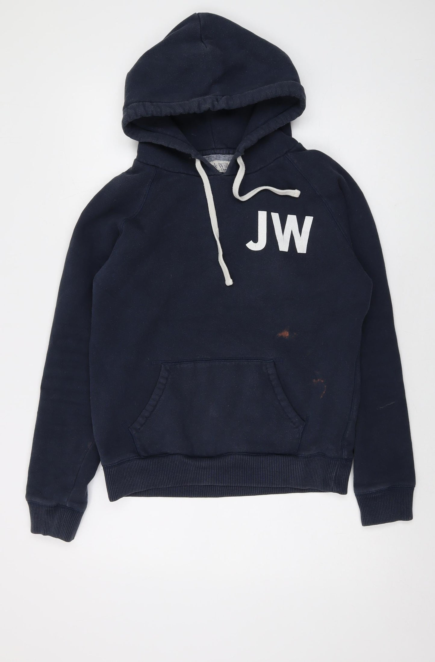 Womens UK Size 12 Jack Wills Blue Pullover Hoodie