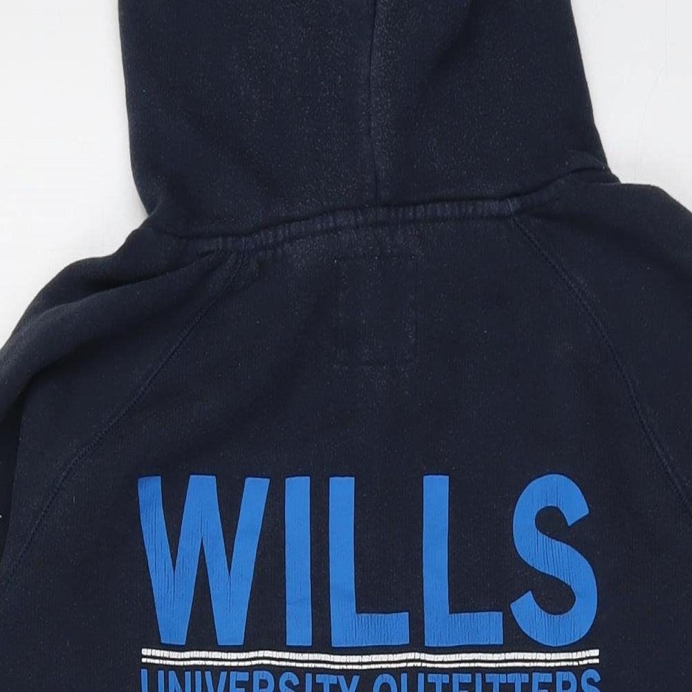 Womens UK Size 12 Jack Wills Blue Pullover Hoodie