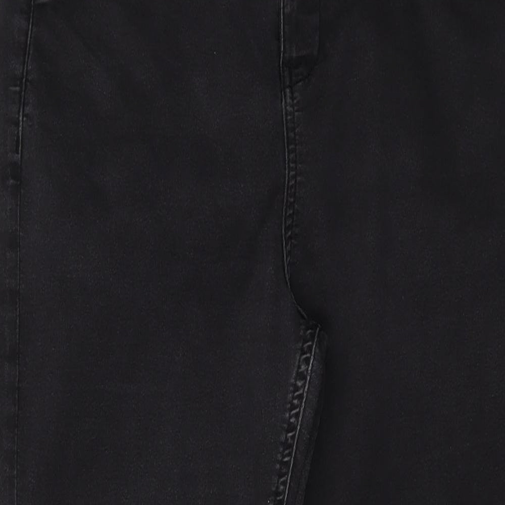 Monsoon Womens Grey Cotton Skinny Jeans Size 16 L27 in Regular Button