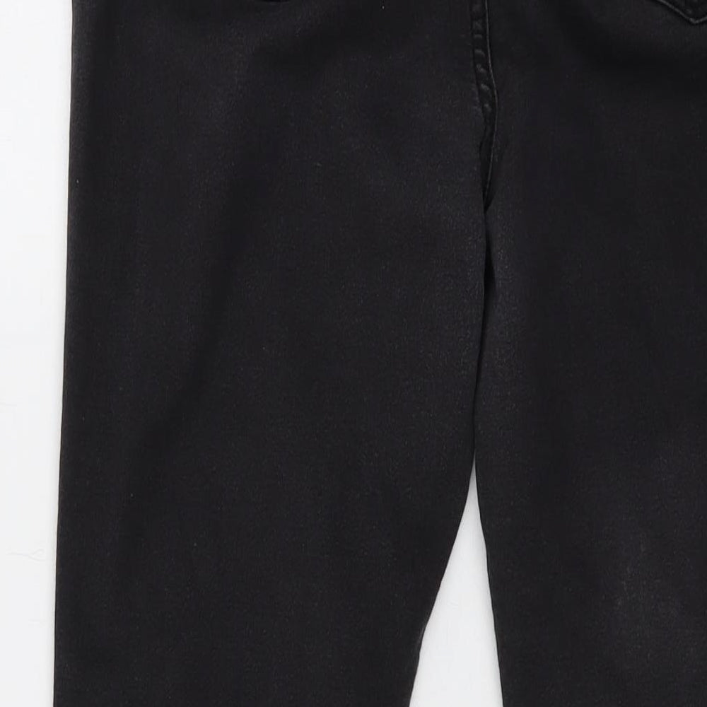 Monsoon Womens Grey Cotton Skinny Jeans Size 16 L27 in Regular Button