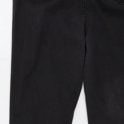 Monsoon Womens Grey Cotton Skinny Jeans Size 16 L27 in Regular Button