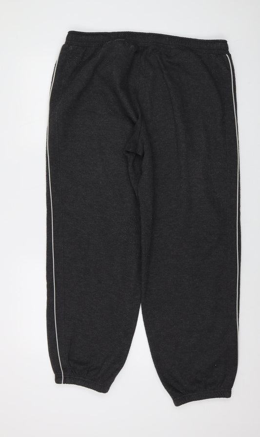 LA Gear Womens Grey Polyester Trousers Size 18 L29 in Regular Drawstring