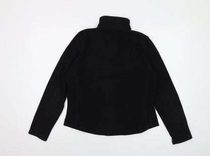 Gap Womens Black Polyester Pullover Sweatshirt Size S Zip