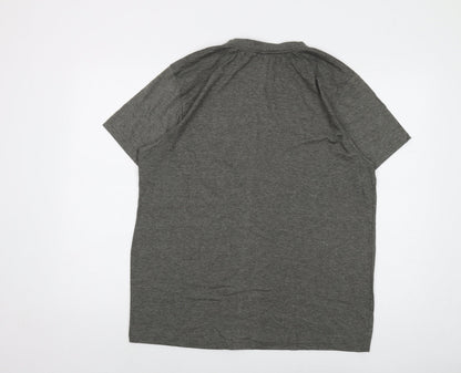 Mens UK Size 2XL Donnay Grey  T-Shirt