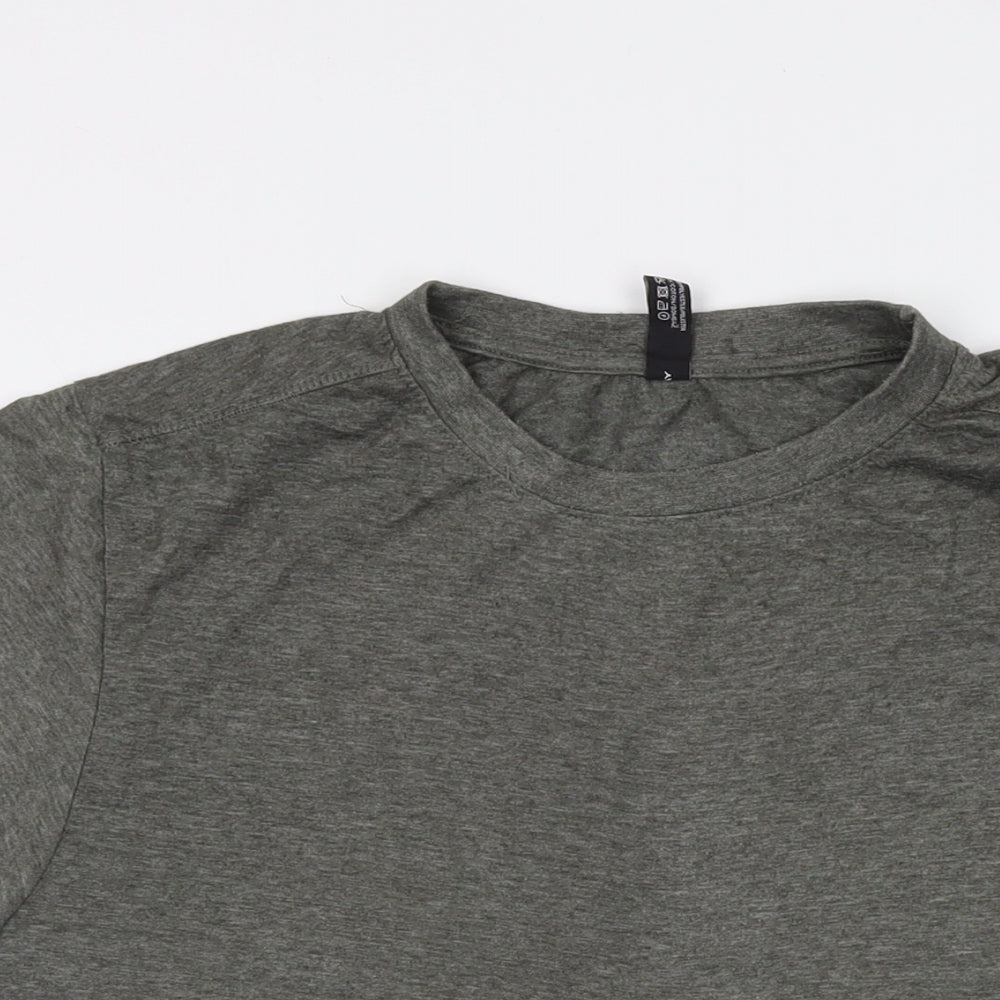 Mens UK Size 2XL Donnay Grey  T-Shirt