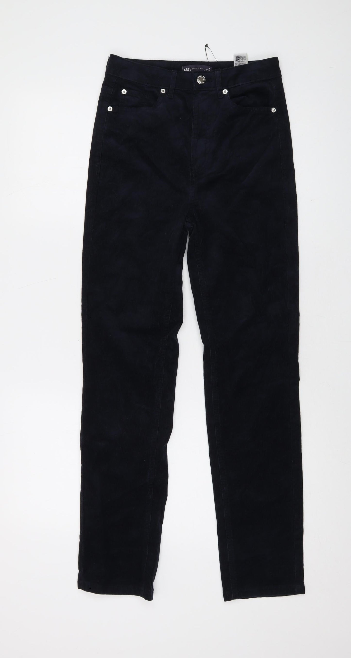 Womens UK Size 6 Marks and Spencer Regular Fit  Blue Trousers
