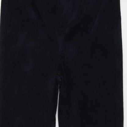 Womens UK Size 6 Marks and Spencer Regular Fit  Blue Trousers