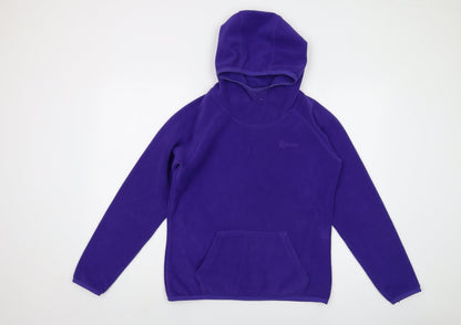 Womens UK Size 12 Hi Gear Purple Pullover Hoodie