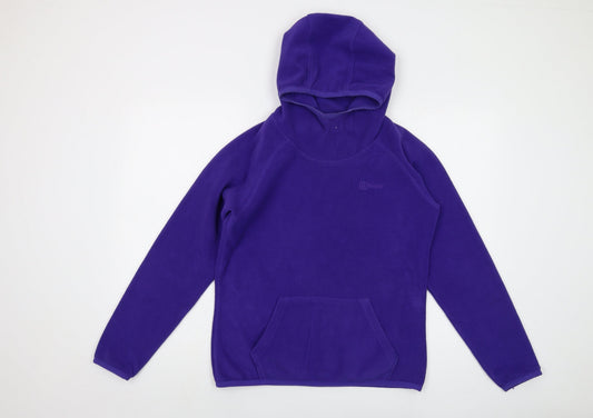 Womens UK Size 12 Hi Gear Purple Pullover Hoodie