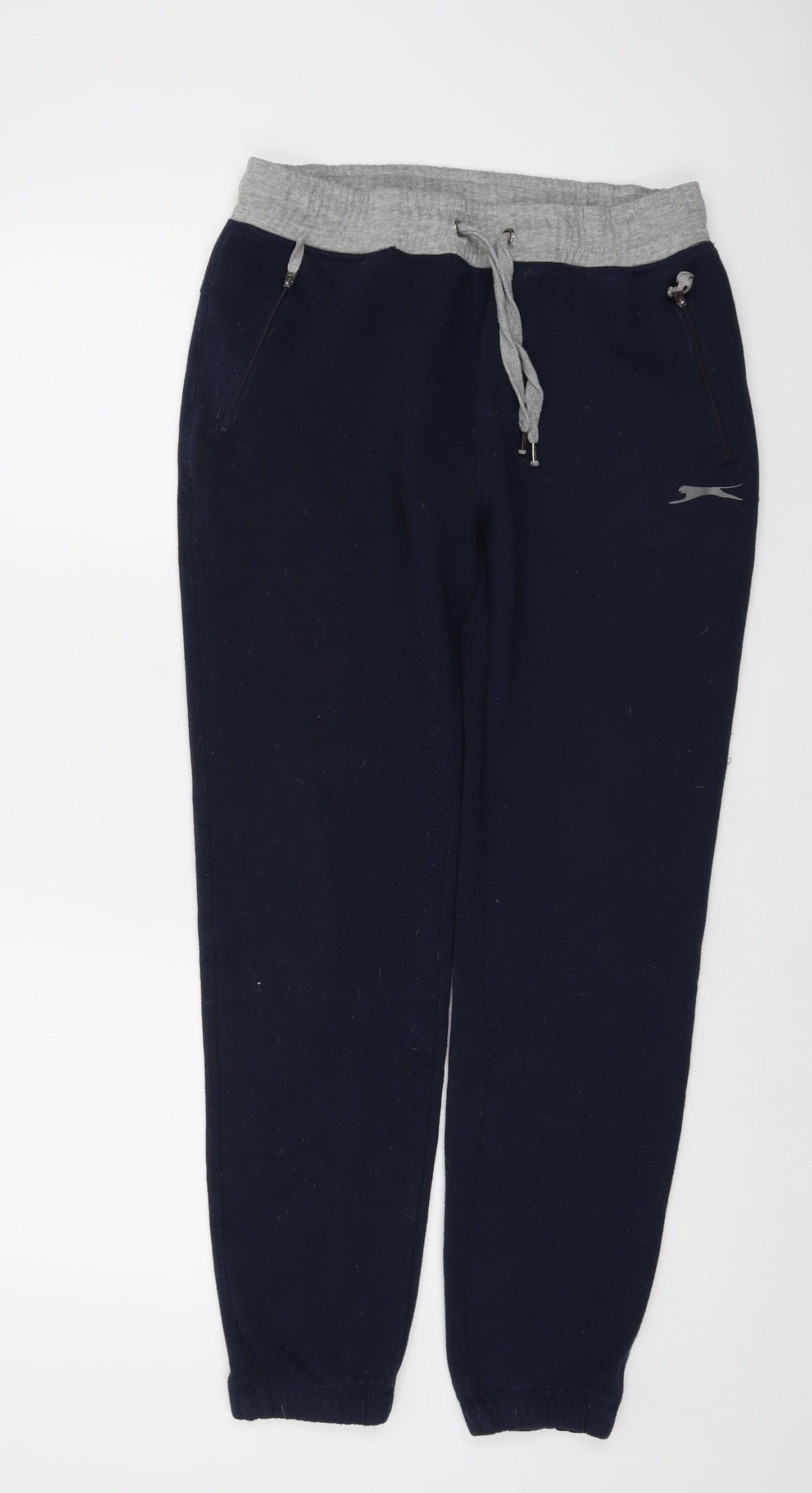 Womens UK Size 14 Slazenger Regular Fit Sweatpants Blue Trousers